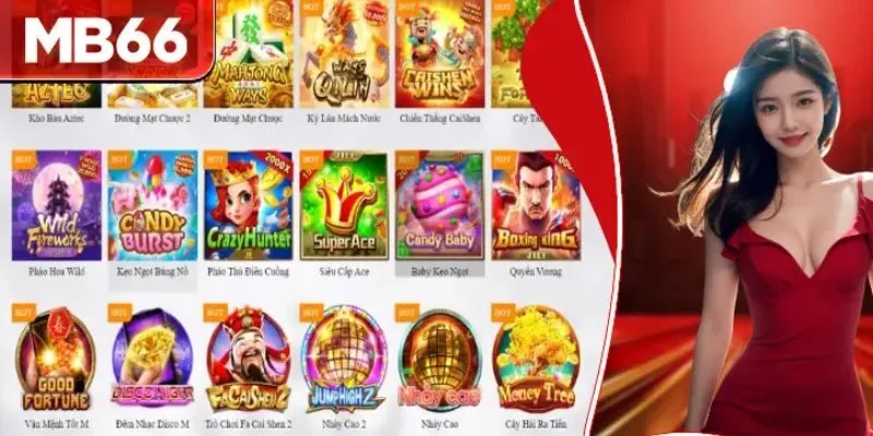 Những tựa game hấp dẫn tại nổ hũ PG MB66